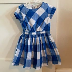 Blue/White Toddler Girl Dress